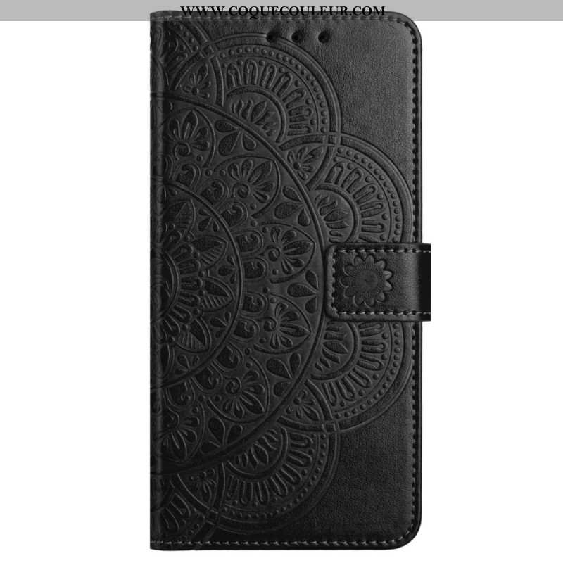 Housse iPhone 16 Motif Mandala à Lanière