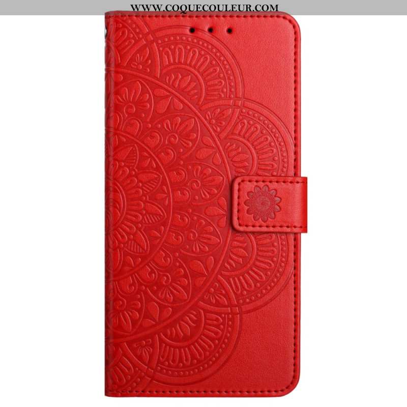 Housse iPhone 16 Motif Mandala à Lanière