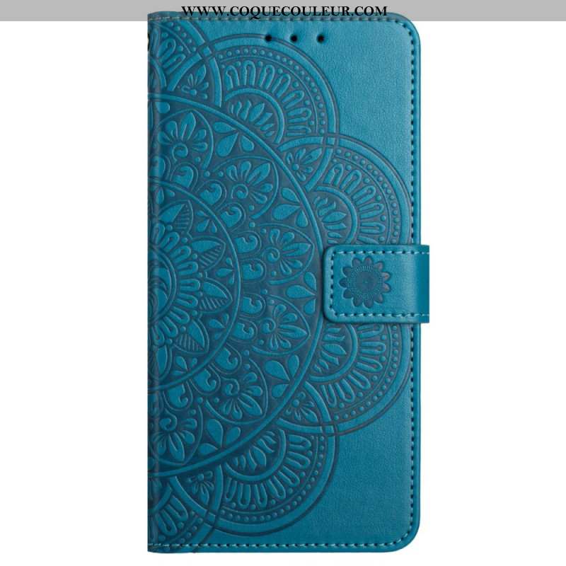 Housse iPhone 16 Motif Mandala à Lanière