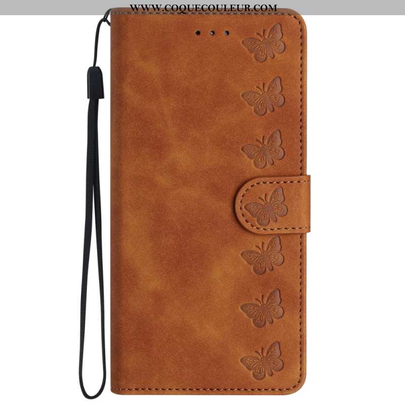 Housse iPhone 16 Frise Papillons