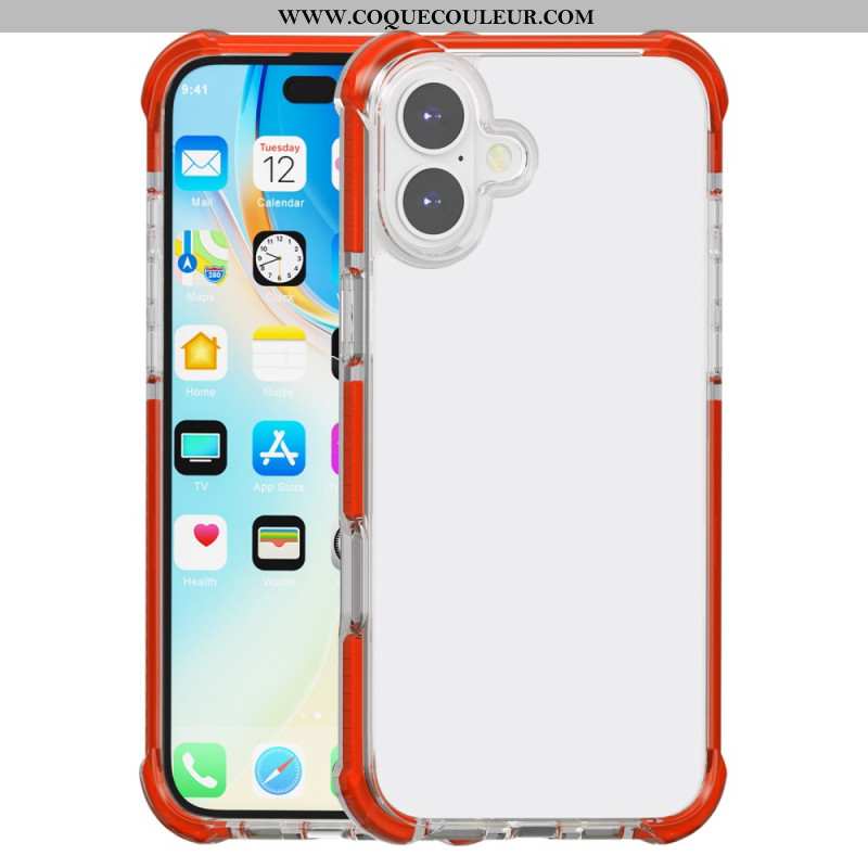 Coque iPhone 16 Rebords Colorés