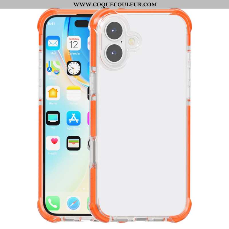 Coque iPhone 16 Rebords Colorés