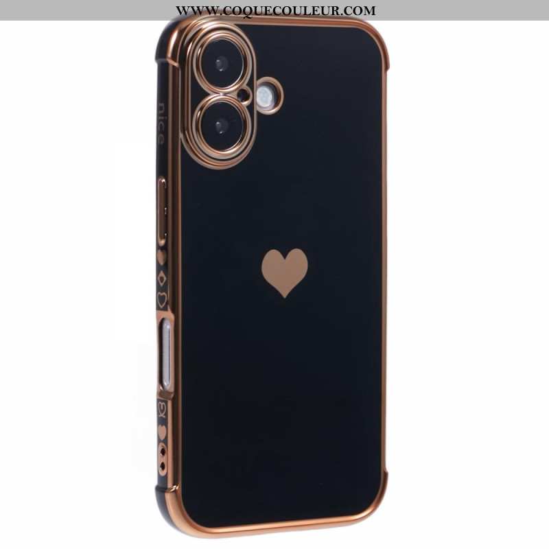 Coque iPhone 16 Motif Coeur